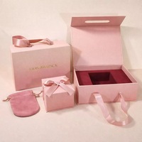 Boîte cadeau portable RZ populaire pour bijoux, emballage élégant pour colliers et bagues, boîte cadeau en papier haut de gamme