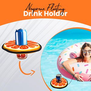 Portavasos Flotante para Piscina y Lago, Porta Cervezas Inflables, Posavasos Flotantes de Neopreno, Enfriador de Latas de Cerveza - Product Image 4