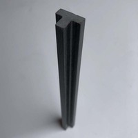 Profil en fibre de carbone personnalisé en forme de U/T/H, barre en fibre de carbone en forme de U/T/H pour modèle RC, utilisation industrielle