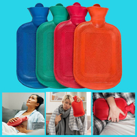 500/1000ml réutilisable Rechargeable fabrication caoutchouc Silicone Pvc chaud épais hiver chaud sac main pieds plus chaud bouteille d'eau chaude sac