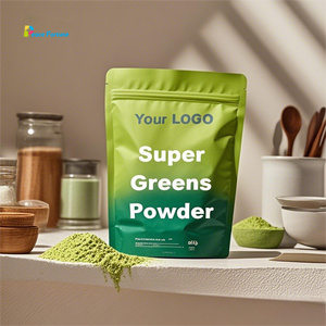 Healthy Greens Superfood Powder Soporte de energía natural Super Green Drink Mix para mujeres y hombres Vitaminas Suplementos alimenticios - Product Image 3