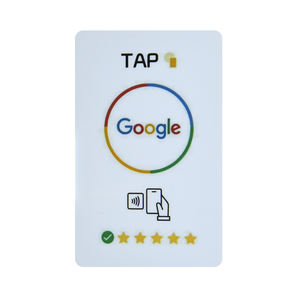可定制的射频识别卡NFC谷歌审查卡二维码点击商务Instagram TikTok-社交酒店125kHz 13.56MHz 1k - Product Image 5