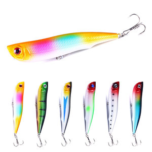 Appât dur artificiel flottant d'eau salée 10.5CM 15.7G matériel de pêche alimentation Popper pêche Topwater Popper leurre de pêche - Product Image 1