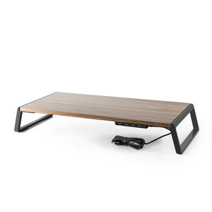 Upergo ที่ตั้งแล็ปท็อป,จอไม้ไผ่รักษ์โลกแบบประหยัดพื้นที่พร้อม <span class=keywords><strong>USB</strong></span> - Product Image 4