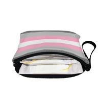 Pochette à monnaie personnalisée en polyester imprimé arc-en-ciel Demigirl Gay avec fermeture éclair pour un rangement quotidien pratique, idéale pour les escapades de week-end