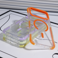 Coque de téléphone magnétique 2-en-1 en gros pour iPhone 18 Pro Max, pare-chocs coloré transparent antichoc pour iPhone 17 16 15 14 13 12 11