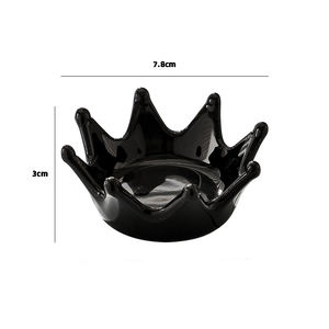 Tiara hecha a mano en forma de <span class=keywords><strong>corona</strong></span>, platos de baratija, joyería de cerámica, llavero, collar decorativo, bandeja de almacenamiento, plato de aperitivos - Product Image 4