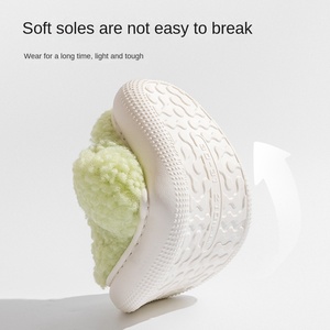 Chaussons d'intérieur de grande taille pour enfants Style Mao Mao Mao chaud d'hiver avec bout fermé pour garçons et filles - Product Image 4