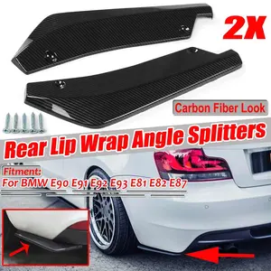 Protector de Parachoques Trasero Universal con Aspecto de Fibra de Carbono, Alerón Trasero, Divisores de Ángulo para BMW E39 E46 E53 E90 E92 E93 E60 E61 X5 - Product Image 2