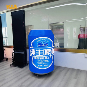 Taiding Hot Bán đặc biệt hình xi lanh linh hoạt Coke chai LED màn hình hiển thị - Product Image 2