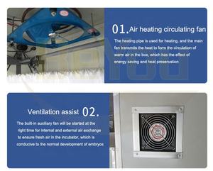 디지털 다단 5280 PCS 계란 용량 완전 자동 인큐베이터 계란 인큐베이터 부화기 - Product Image 2