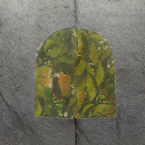 2026 New Design Custom Digital Print Sports Winter Beach Breathable <b>Waterproof</b> Jacquard Camouflage <b>Beanie</b> No Cuff Sublimation - Product Image 3