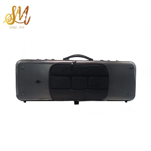 เคส <span class=keywords><strong>Viola</strong></span> คุณภาพสูง15-16.5 "น้ำหนักเบาพร้อมที่จับล็อคด้วยรหัสผ่านสายรัดแผ่นคาร์บอนไฟเบอร์กระเป๋าดนตรีอุปกรณ์ไวโอลิน - Product Image 4