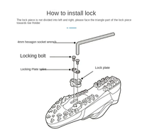 Crampons de pédale de vélo de montagne Shimano SM-SH51 SH56, crampons de cyclisme à libération simple ou multiple avec vis