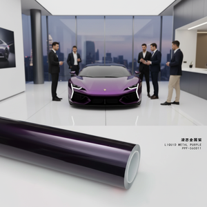 Film de protection de peinture (PPF) TPU couleur pour voiture, film de protection de peinture (PPF) <span class=keywords><strong>pur</strong></span>, film de protection de peinture changeant de couleur pour voiture, film de protection de peinture (PPF) de 7,5 mil, fabriqué en Chine - Product Image 1