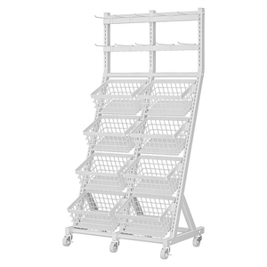 Nhiều lớp cửa hàng cửa hàng siêu thị lưu trữ Kệ Trái Cây Rau lưu trữ Kệ thực phẩm snack kẹo lưu trữ di động giá - Product Image 1