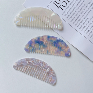 Peine de Acetato Clásico y Moderno, Cepillo Desenredante Portátil para el Cabello, para Uso Doméstico - Product Image 5
