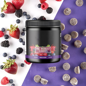 Vente en gros OEM Marque privée Gommes de pré-entraînement Bêta Alanine pré-entraînement Vitamine B12 Caféine Supplément <span class=keywords><strong>booster</strong></span> d'énergie Gommes - Product Image 6