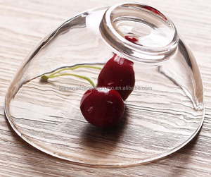 ถือลูกอมนัทสลัดผลไม้เป็นอาหารเรียกน้ำย่อยของหวานจานอาหารเชิงพาณิชย์ชามแก้วใสสลัดเสิร์ฟ - Product Image 5