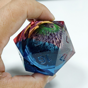 Dés à 20 faces en résine colorée avec yeux pour <span class=keywords><strong>jeu</strong></span> <span class=keywords><strong>de</strong></span> D&D, dés D20 <span class=keywords><strong>de</strong></span> grande taille - Product Image 5