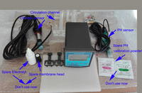 Analyseur d'eau du robinet RS 485 Kit de testeur de chlore total et libre pH Check Meter Sensor Probe with Calculator OEM Customizable