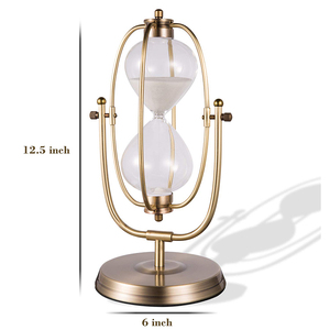 Sablier en laiton antique de 15, 30 et 60 minutes - Product Image 2