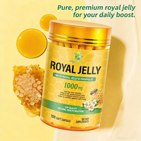Complément Alimentaire en Capsules de Gelée Royale à Marque Privée OEM, Renforce le Système Immunitaire, Meilleures Capsules de Gelée Royale
