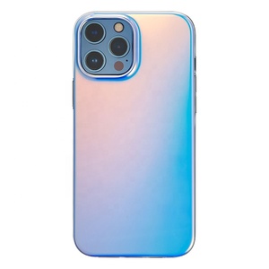 Mode Laser Arc-En-Ciel Téléphone Cas <span class=keywords><strong>De</strong></span> Luxe Aurora Gradient Téléphone Cas pour iPhone 15 14 Pro Max - Product Image 1