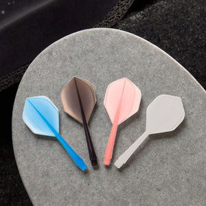 Accessoires durables pour <span class=keywords><strong>fléchettes</strong></span> à <span class=keywords><strong>ailettes</strong></span> épaisses avec design universel, utilisation en intérieur, vols intégrés en plastique et en métal, <span class=keywords><strong>fléchettes</strong></span> en matériau PC - Product Image 2