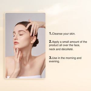 Crème hydratante pour le visage à l'extrait d'algues marines naturelles 3% avec lécithine, crème pour le visage pour peaux grasses, hydratation intensive - Product Image 3