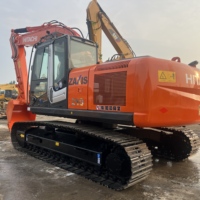 Excavatrice Hitachi Zaxis 210 d'occasion de 21 tonnes à haute efficacité, fonctionnement fluide, cabine confortable pour les travaux de construction municipale