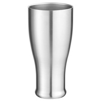 Unisweet Tasse isotherme en acier inoxydable 304, style européen, écologique, résistante à l'eau bouillante, pour thé, bière et café