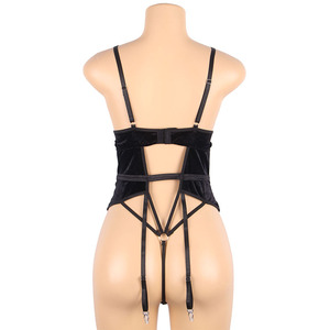 OHYEAH Lingerie Teddy Grande Taille R81040, Body Sexy avec Dentelle et Découpes, En Stock, Fournisseur ODM - Product Image 6