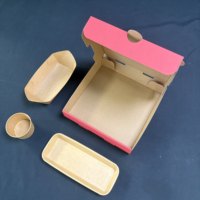 SP5222 Fournisseur de premier plan, faible MOQ, boîtes à pizza en kraft anti-graisse, logo personnalisé, qualité alimentaire, recyclées, pour la livraison à emporter