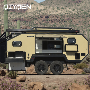 Mini Caravanas Híbridas Resistentes con Chasis Galvanizado, para 2 Personas, Todoterreno, para Aventuras al Aire Libre y Campamentos - Product Image 1