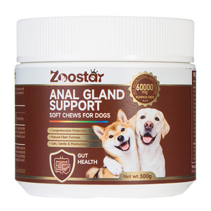 مكملات غذائية قابلة للتخصيص لعلاج الغدد الشرجية الطبيعية للكلاب باستخدام الألياف - تمنع التحريك للكلاب، مكملات غذائية ناعمة للمضغ للغدد الشرجية - Product Image 1