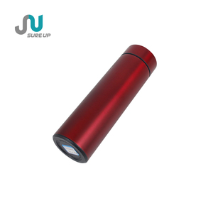 Bouteille d'eau intelligente en acier inoxydable personnalisable de 0,5 L avec isolation thermique de 24 heures, gourde de bureau portable, <span class=keywords><strong>thermos</strong></span> numérique - Product Image 5