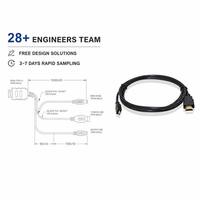 Cavo Piatto Angolato a 90 Gradi Ultra Sottile in Rame FPC FFC Micro Standard con Grado di Protezione IP67 per Drone FPV Gimbal Mavic per Gopro