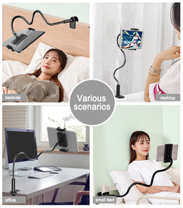 Soporte Flexible para Tablet con Cuello de Cisne para Cama o Escritorio, 360° °   Soporte Ajustable para Tablet, Manos Libres, Compatible con iPad/Kindle/Switch/Galaxy Tabs - Product Image 2