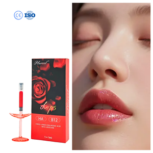 Best-seller - Remplisseur pour lèvres rouges 1 ml - <span class=keywords><strong>Acide</strong></span> <span class=keywords><strong>hyaluronique</strong></span> coréen - <span class=keywords><strong>Augmentation</strong></span> <span class=keywords><strong>des</strong></span> lèvres - Remplisseur dermique avec vitamine B12 - Créez <span class=keywords><strong>des</strong></span> lèvres rosées - Product Image 2