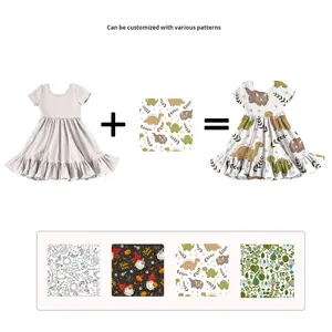 Ingrosso Nuovo Design Vestito da Vestito da Bimbi Modello Personalizzato Vestito per Bambini Abito Personalizzato Bambino Abiti Unisex 0-12 <span class=keywords><strong>Mesi</strong></span> - Product Image 3