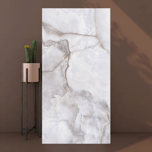 Carrelage <span class=keywords><strong>en</strong></span> porcelaine vitrifiée brillant effet marbre rose clair, 10 mm d'épaisseur, imitation pierre, antidérapant, antibactérien, résistant aux acides, garantie 5 ans - Product Image 5