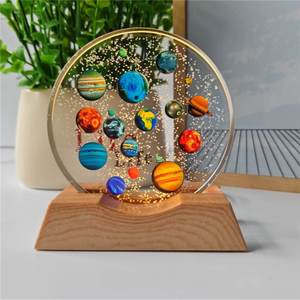 Modern Starry Sky <strong>Universe</strong> <strong>Galaxy</strong> 3D Inner Engraved Crystal Ball Glowing Night Light Creative Gifts Ornaments - Product Image 6
