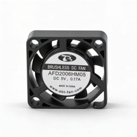 Ventilateur de refroidissement DC ultra-mince de 20 mm, ventilateur micro-axial sans balais, faible bruit, débit d'air élevé pour serveur, routeur