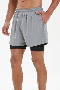 All'ingrosso 2 in 1 estate fodera traspirante sport ad asciugatura rapida sport pantaloncini pantaloncini da uomo - Product Image 4