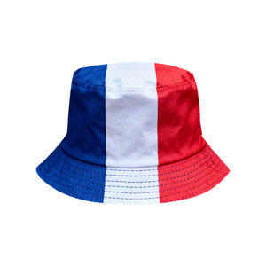 2026 Brazil Flag Striped Fisherman Hat for Fans Sunscreen Unisex Adult 100% Polyester Four Seasons <b>Button</b> - Product Image 3