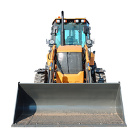 Mesin Diesel Turbocharged Backhoe Loader untuk Pemasangan Saluran & Pertanian - Fleksibel & Efisiensi Tinggi 37kW untuk Segala Pekerjaan