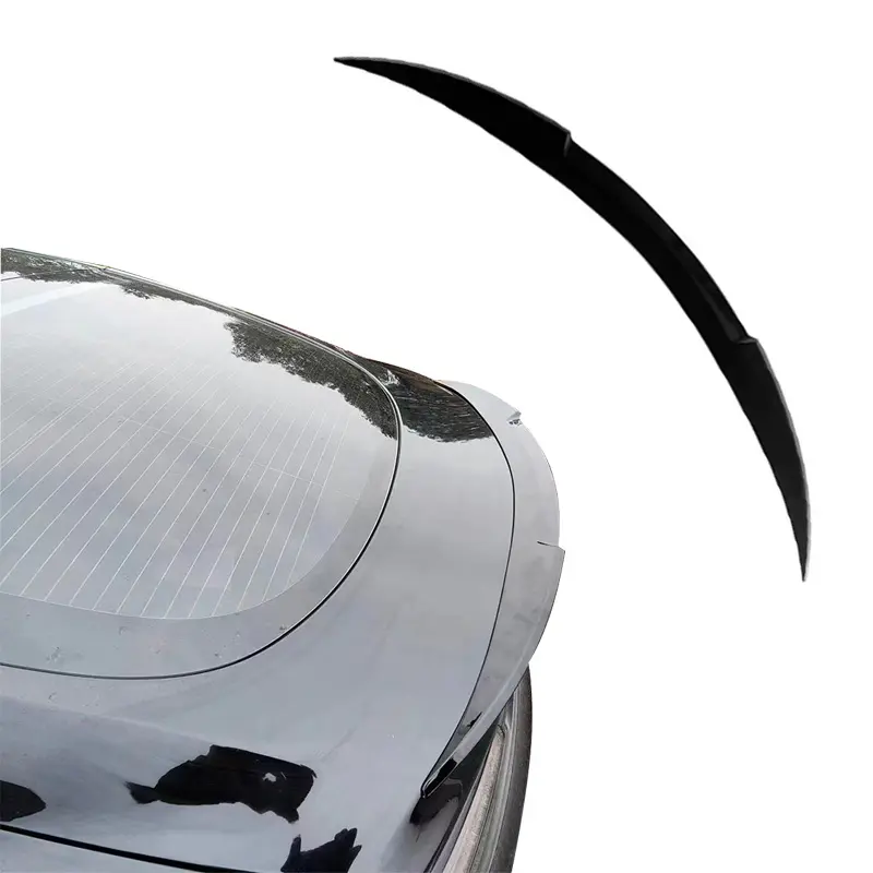 Piezas de automóviles 2014-2022 Tesla modelo S ala trasera de fibra de carbono para Tesla ABS estilo alas de maletero alerón de arranque