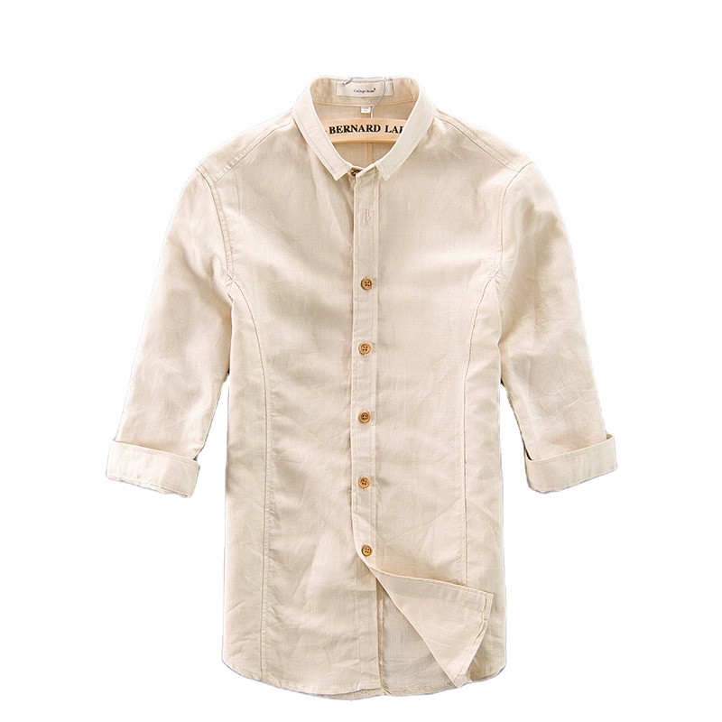 camisa de los hombres de manga tres cuartos sofisticada en estilos elegantes Alibaba