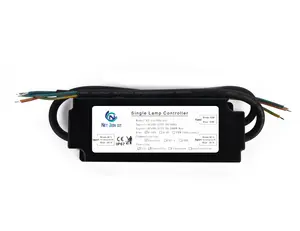 Pengendali lampu jalan Led peredupan PLC 0-10v nirkabel pengendali lampu tunggal